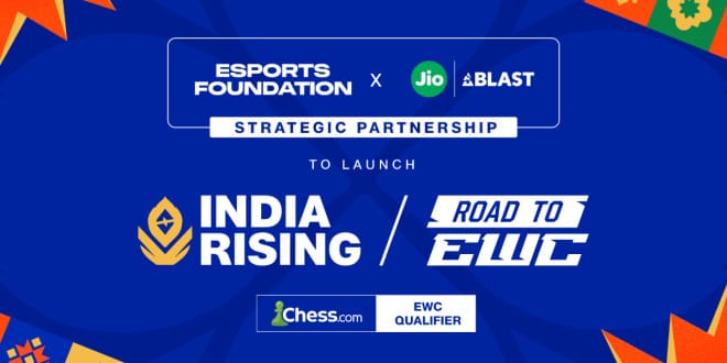 Esports Foundation and JioBLAST Launch India Rising Pathway to Esports