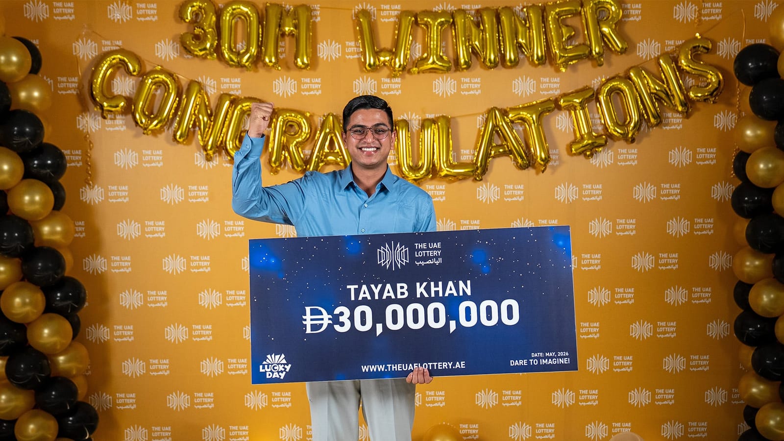 Nepalese security guard wins AED 30 million UAE lottery jackpot