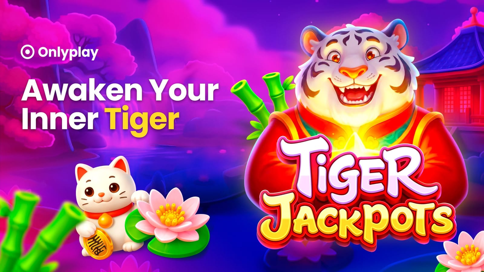 Onlyplay Launches Tiger Jackpots Slot with Asian-Inspired Theme and