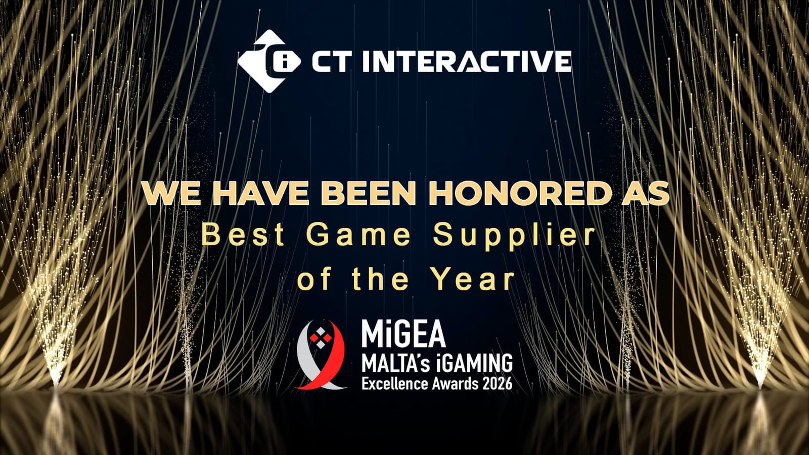 CT Interactive Wins Best Game Supplier of the Year at MiGEA 2026