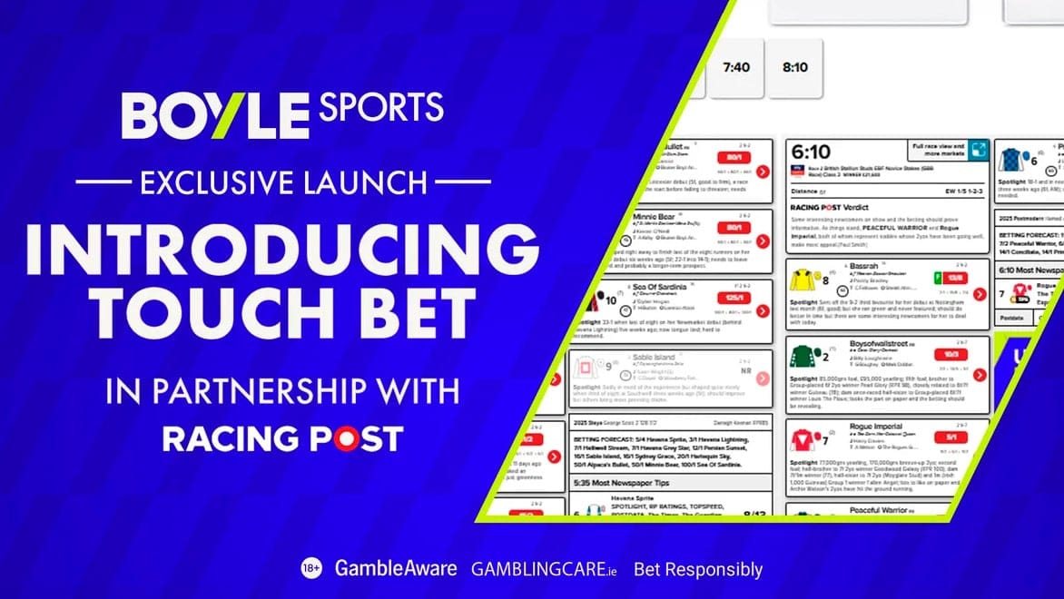 BOYLE Sports Launches Exclusive Touch Bet Feature